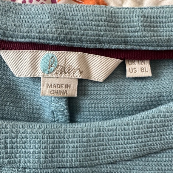 Boden Jasmin Powder Blue Ottoman Dress 8 Long - Picture 4 of 11